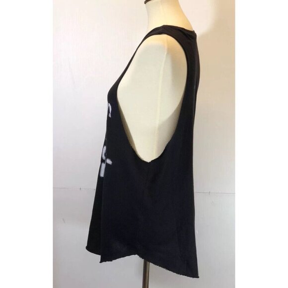 Swell Women's No Sleep Till Brooklyn Cotton Muscle Tee Black Size S M L - Picture 4 of 5